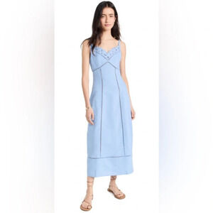 Madewell Wm’s Sweetheart Sundress Blue Sz 0 #0588